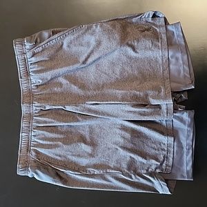 Spider Athletic lined shorts.  Men's medium. Grey.